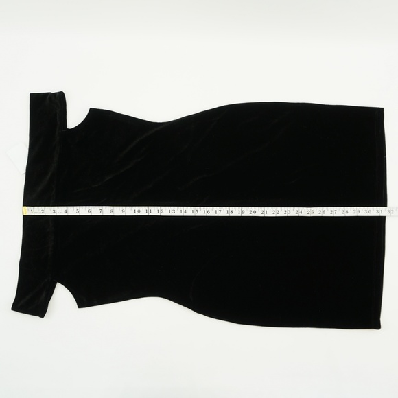 French Connection Velvet Off Shoulder Sheath Dress - Picture 8 of 8